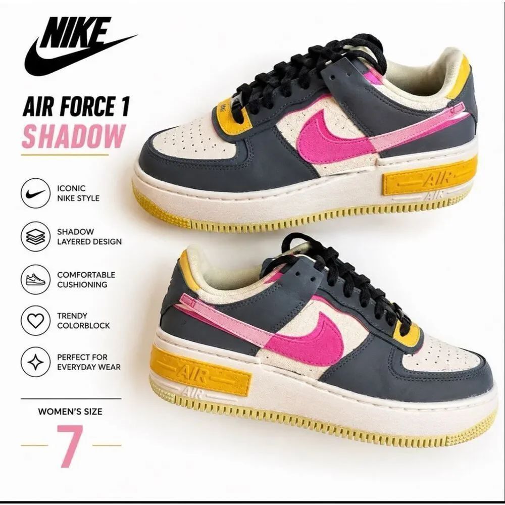 Nike Air Force Shadow sneaker Women’s Size 7